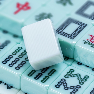 <b>Mahjong</b> <b>Set</b> White Jade Melamine Non Toxic For Chess And Card Entertainment Universal Use Quanzhou Fujian Origin - Product Image 3
