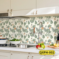 Papier peint auto-adhésif amovible en PVC imperméable à l'eau, motif floral 3D, style français, pour la décoration murale de la chambre à coucher