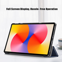 2024 pour Huawei MatePad SE11 plat étui de protection pour tablette Anti-chute coque plate Absorption magnétique en cuir TPU PC PU cuir
