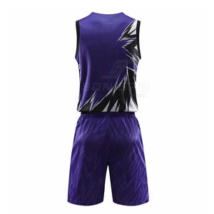 Ensemble de maillots de basket-ball respirants de meilleure qualité, design personnalisé, grande taille Vente en gros directe d'usine - Product Image 2