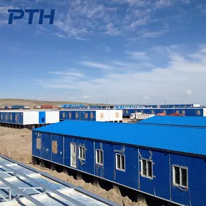 Prefabrik 20ft modüler casa konteyner katlanabilir ev yaşam prefabrik konteyner kamp için ev