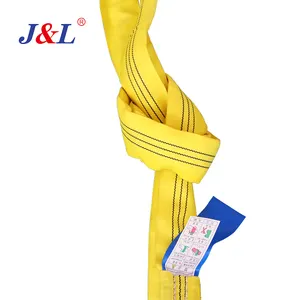 JULI 12T 5M Polyester Yarn Belt Carrying Round Sling Polyester Round Slings Endless