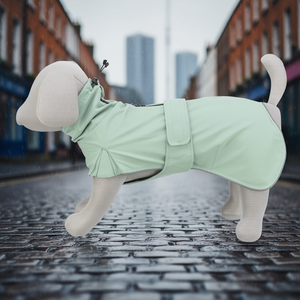 Impermeable Urbano Estilo Dublín para Perros XS 25 cm Color Verde Salvia - Product Image 3