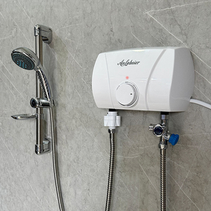 Temperatura ajustable 220V 240V Control de perilla <span class=keywords><strong>Agua</strong></span> Baño sin tanque Operación simple Thermo Geyser para <span class=keywords><strong>ducha</strong></span> - Product Image 2