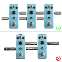 Connecteur audio mono mâle CE certifié, à profil bas, en nickel noir, 1/4 (6,35 mm), pour câble de haut-parleur et de guitare