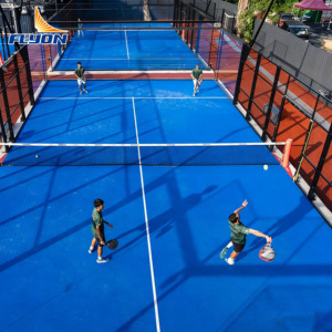 Superficie Profesional de Alto Rendimiento para Pista de Pádel de Acero Inoxidable, Diseño Panorámico de 20m*10m para Instalaciones Deportivas Interiores/Exteriores - Product Image 3