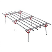 Grande table de travail en alliage d'aluminium pour la découpe de dalles de marbre, qualité DIY, personnalisable OEM, Chine