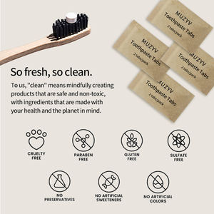 ยาสีฟันนาโนสีขาวสำหรับเดินทางผลิตจากฟลูออไรด์ไม่ผสมฟลูออไรด์พร้อมเบกกิ้งโซดาธรรมชาติ - Product Image 5