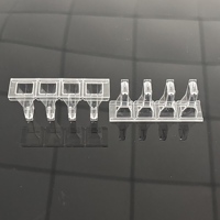 Cuvettes biochimiques en plastique (PS) pour analyseurs chimiques, coagulomètres Steellex, personnalisables OEM, transparentes, certifiées ISO9001 pour laboratoire