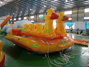 Jeux aquatiques d'été amusants, tube flottant gonflable pour sports nautiques, bateau disco, banane, canard pour <span class=keywords><strong>jet</strong></span> <span class=keywords><strong>ski</strong></span> - Product Image 4