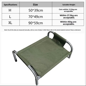 卸売中型犬用耐摩耗性防湿取り外し可能洗濯可能ペットキャンプベッドケネルオールシーズン - Product Image 6