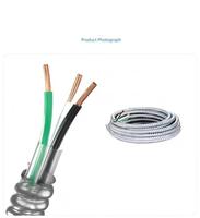 Cable MC con Certificación UL, Calibre 12 AWG, 10 AWG, 14 AWG, 600V, Conductor de Cobre Sólido, Aislamiento XLPE, Blindaje de Aluminio, IP67, Cable Eléctrico