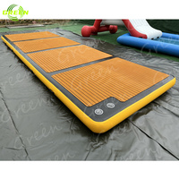 Quais flottants fournisseurs quai pour bateau gonflable 10 personnes piscine gonflable île flottante plate-forme de quai flottant