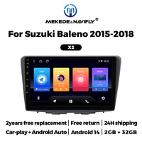Navifly Indash Autoradio intégré Car-play Auto Autoradio Android X1 X2 pour Suzuki Baleno Support BT DSP GPS WIFI