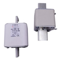 Fusible de Alta Velocidad F170M6144 630A 1250V AR, Cuerpo Cuadrado, Protección de Semiconductores, Fuente de Alimentación Industrial de Bajo Voltaje