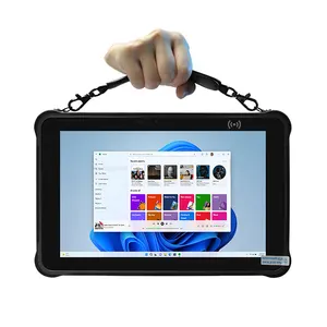 RJ45 RS232 wall mounted rugged tablet with removable battery fingerprint handheld terminal inventory data collect computer