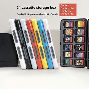 24-in-1 cho Nintendo cho chuyển đổi OLED không thấm nước vỏ cứng chủ thẻ trò chơi phụ kiện hộp mực lưu trữ cho NS cho chuyển đổi 2 - Product Image 3