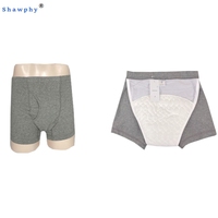 Wasserdichte Baumwoll-Einweg-Inkontinenz-Boxershorts für Ältere Männer Waschbare Auslaufsichere Erwachsenenwindeln CE-Zertifizierung