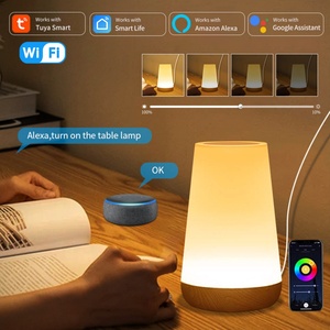 Lámpara de Mesa Inteligente WiFi Tuya, Regulable, Control por Voz y App, Lámpara de Escritorio RGB Táctil, Luz Nocturna para Dormitorio, Compatible con Alexa y Google Home - Product Image 4