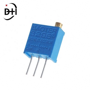 โพเทนชิโอมิเตอร์ 10 ชิ้น รุ่น 3296W-1-103 ค่าความต้านทาน 10K โอห์ม ความแม่นยำ 10% 100ppm แบบ Through Hole Trimmer  ค่าความต้านทาน 1K2K5K10K20K50K100K200K500K1M - Product Image 3