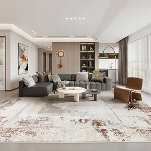 <span class=keywords><strong>Tappeto</strong></span> <span class=keywords><strong>Moderno</strong></span> <span class=keywords><strong>Beige</strong></span> Resistente all'Usura e alle Macchie, Facile da Pulire, per Camera da Letto e Hotel - Product Image 1