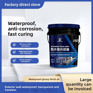 Revêtement adhésif transparent en acrylique imperméable pour extérieur avec garantie de 5 ans pour la réparation des fissures et des fuites des murs extérieurs et des rebords de fenêtre - Product Image 2
