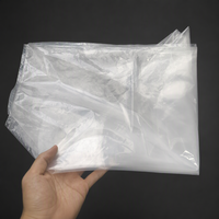 Sacs en plastique transparents en PE de grande taille personnalisables en LDPE en gros, fond carré de 200 cm, pour l'emballage