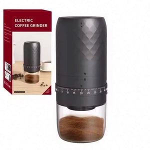 <b>External</b> Adjuster Coffee Grinder Rechargeable Electric Coffee Bean Grinder Mills with Ceramic Burr - Product Image 1