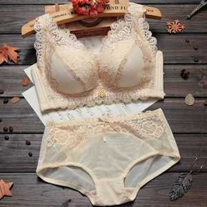 Reggiseno e mutandine da donna Set <span class=keywords><strong>Push</strong></span>-<span class=keywords><strong>up</strong></span> intimo Sexy da donna Set di slip <span class=keywords><strong>trasparenti</strong></span> Set di reggiseno intimo senza cuciture in pizzo di grandi dimensioni - Product Image 6