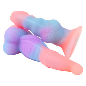 Dildo Anale a Tentacolo di Mostro <span class=keywords><strong>in</strong></span> Silicone Sex Factory che si Illumina al Buio Butt <span class=keywords><strong>Plug</strong></span> con Potente Ventosa per Stimolazione Prostatica - Product Image 6
