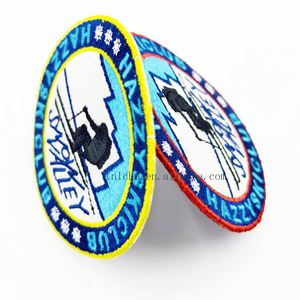 Parches Bordados con Logotipo Personalizado en Tela Twill Ecológica, Bordado Simple con Insignia de Cuentas para Gorras, Venta Caliente 2024 - Product Image 3