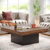 Table basse de style Wabi-sabi, personnalisée, luxe léger, premium, nordique, carrée, pour salon, meubles de maison