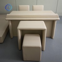 Ensemble complet de protection anti-collision en mousse nano à bords arrondis résistant aux chocs pour table, chaise, lit, toilettes, pour salle d'observation