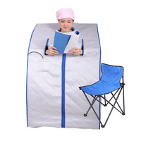 Inframerah jauh Portabel 1 orang, tenda Sauna Mini kering kotak Sauna harga Sauna