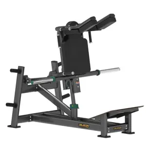 Profesyonel JLC Squats spor salonu ekipmanları plaka yüklü süper V Squat makinesi OEM özelleştirilmiş çelik kutu vücut geliştirme logosu