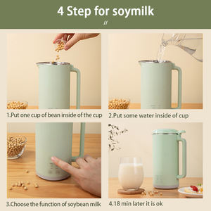 Machine à lait <span class=keywords><strong>de</strong></span> soja automatique, Mini machine à lait <span class=keywords><strong>de</strong></span> soja Portable en acier inoxydable, Mini machine à soupe <span class=keywords><strong>de</strong></span> lait <span class=keywords><strong>de</strong></span> noix - Product Image 5