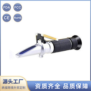 เครื่องวัดความหวานแบบมือถือ Xiuyuan 0-32 บริกซ์ 0-28 เครื่องวัดความเค็มและปริมาณน้ำตาล สำหรับการทดสอบผลไม้และอาหารทะเล - Product Image 2