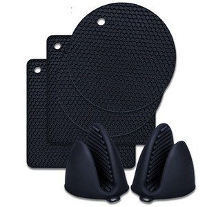 Supporti per pentole antiscivolo <span class=keywords><strong>in</strong></span> <span class=keywords><strong>Silicone</strong></span> antiscivolo tappetini multiuso presine da cucina - Product Image 1