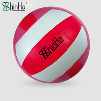 Ballon de volley-ball Shinho EU PPWR REACH taille officielle 5, en caoutchouc écologique, logo personnalisé, pour jeux et entraînements en intérieur et en extérieur, pour les écoles.