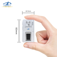 Lector de Huellas Dactilares Biométrico HF7000 de HFSecurity, Compatible con Todos los Sistemas Operativos, Sensor de Capacitancia de Huellas Dactilares Inalámbrico NFC