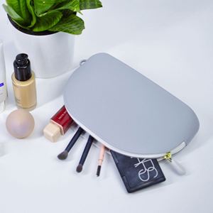 Colorful Candy Waterproof Silicone Cosmetic Bag Zipper Portable Fashion Women Travel <b>Makeup</b> <b>Case</b> <b>Brush</b> Pouch - Product Image 6