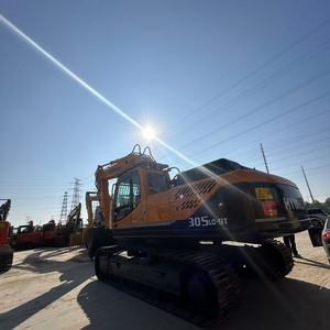 Máquina de ingeniería de construcción de excavadora Hyundai 305LC-9T de segunda mano con buenas condiciones - Product Image 3