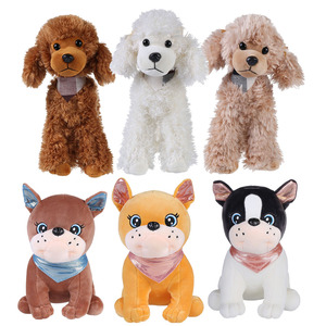 Jouet en peluche pour chien, animal en peluche mignon couché, Husky, Corgi, <span class=keywords><strong>Teckel</strong></span>, vente en gros, OEM, EN71, blanc, gris, jouets en peluche pour chien - Product Image 3