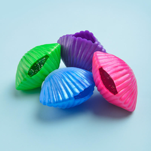 2025 Factory Sell Custom Seashell Shape <b>Squeeze</b> <b>Ball</b> Squishy Shell Toy With Water Jelly Inside - Product Image 3