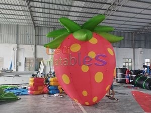 Globo Inflable Gigante Personalizado con Forma de Fresa, Modelo de Fresa Inflable para Publicidad y Promoción Agrícola - Product Image 2
