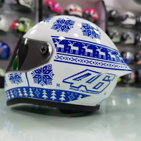 Casque de motocross miniature directement de l'usine, en matériau ABS, intégral, logo et couleurs personnalisables, nouvel emballage en boîte