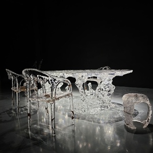 Tavolo da Pranzo/Caffè Trasparente di Design, Specifiche e <span class=keywords><strong>Dimensioni</strong></span> Personalizzabili, Richiedere Dettagli - Product Image 6