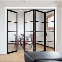 Digah nouveau bois diviseur de pièce bifold intérieur pliant porte de séparation coulissante en bois