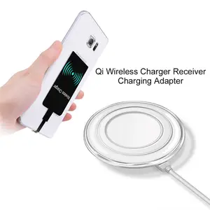 Epsilon Custom compatibile Coil ricarica rapida Qi Wireless Charger ricevitore adattatore di ricarica ricevitore ricevitore per tutti i telefoni cellulari