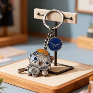 Nouveaux porte-clés en alliage de zinc métallique, breloques de sac, porte-clés en émail souple et dur pour cadeaux de fêtes, vente chaude - Product Image 3